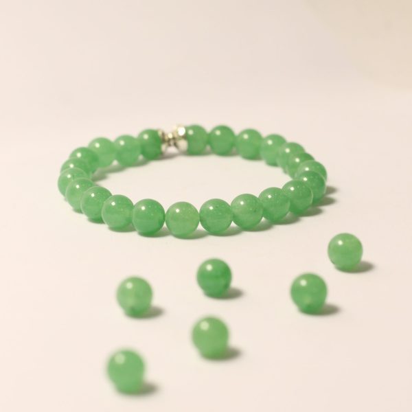 Vedikaura Green Aventurine Bracelet – Luck & Heart Healing Crystal Bracelet