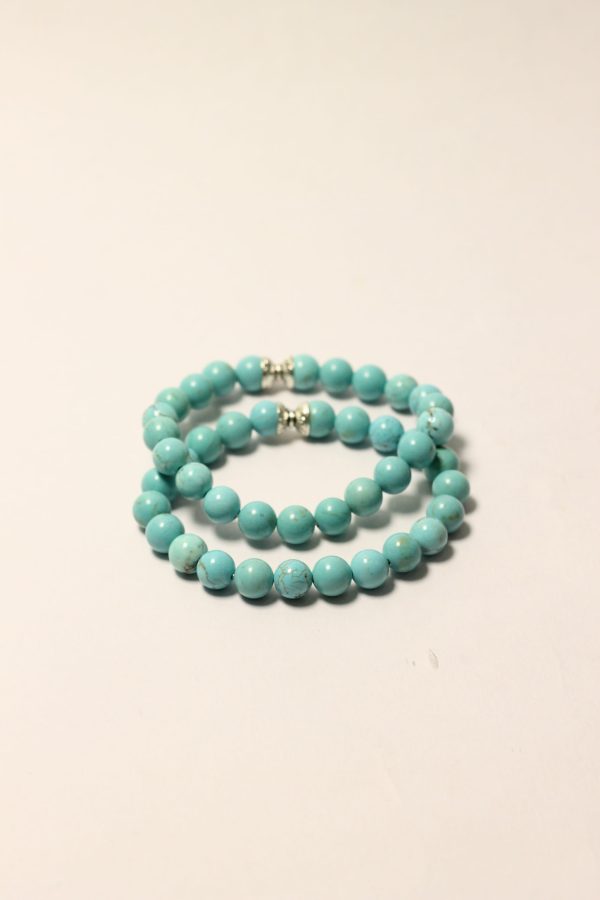 Vedikaura Turquoise Bracelet – Healing & Protection Spiritual Bracelet - Image 3