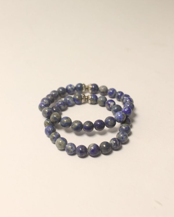 Vedikaura Lapis Lazuli Bracelet – Wisdom & Inner Truth Crystal Bracelet - Image 2