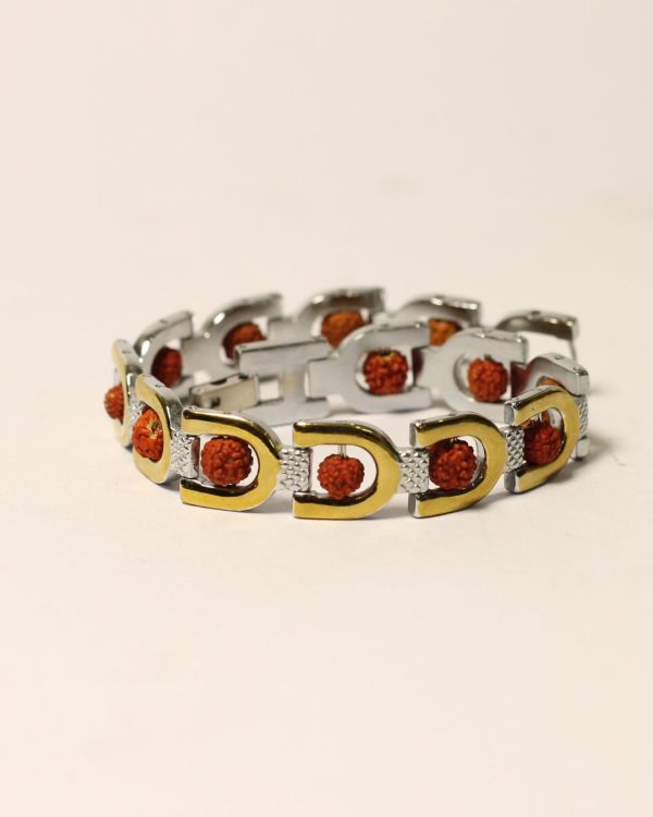 Vedikaura Rudraksh Trishashakti Bracelet – Powerful Spiritual Protection & Energy Bracelet