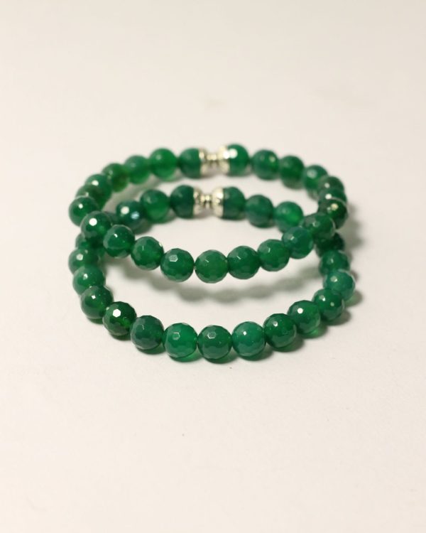 Vedikaura Green Onyx Bracelet – Strength & Emotional Balance Crystal Bracelet - Image 4