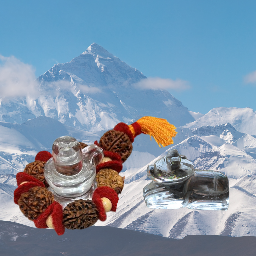 Vedikaura Saawan Bliss Ritual Set – Shivling, Nandi Ji & Rudraksha Kawach for Sacred Saawan Sadhana