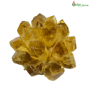 Vedikaura Citrine Abundance Pencil Cluster – Wealth Magnet & Joy Amplifier