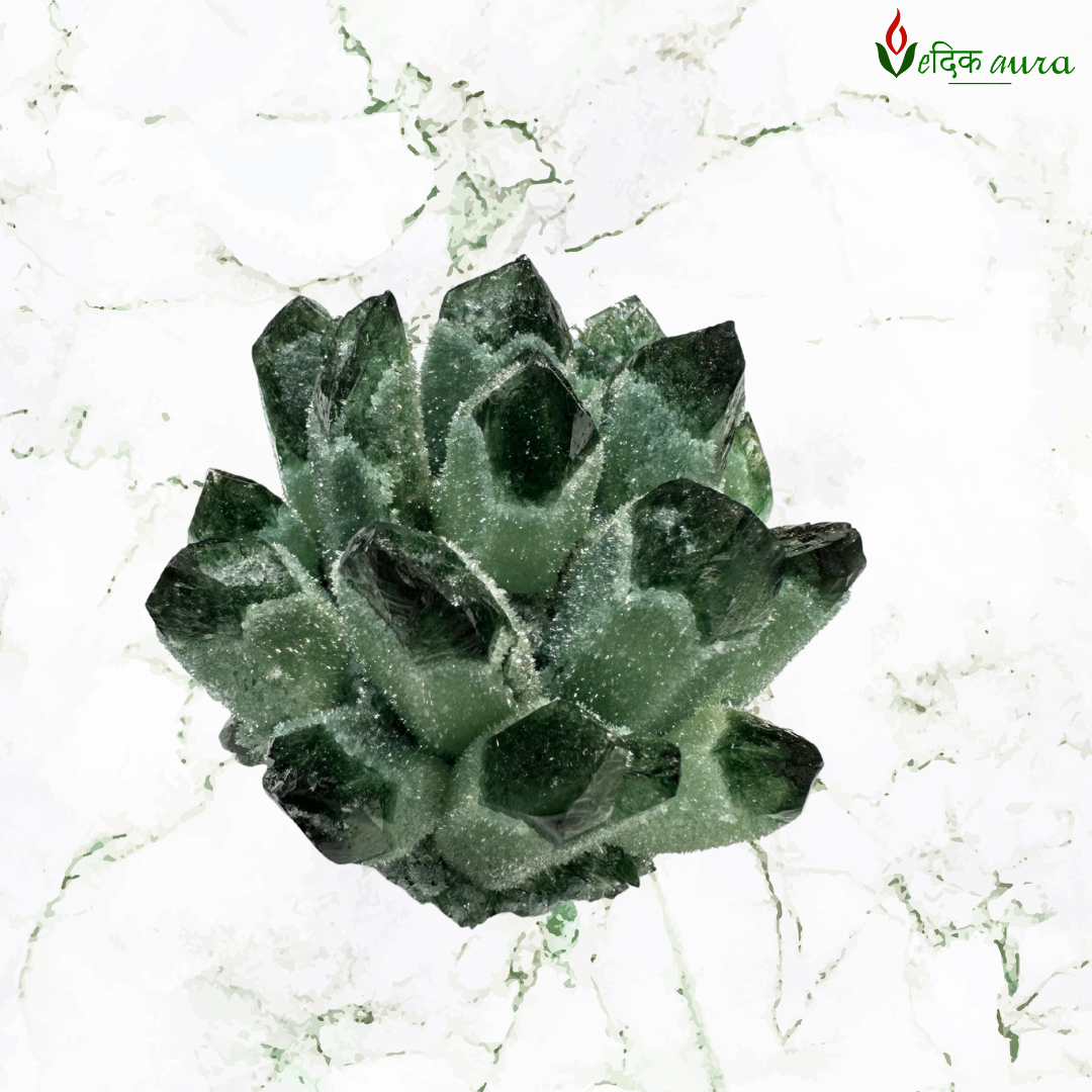 Vedikaura Green Ghost Quartz – Aura Cleanser & Spiritual Detox Stone
