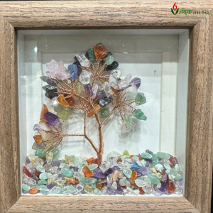 Vedikaura Gem Tree Frame – Crystal Energy Tree for Decor & Abundance