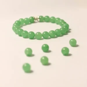 Vedikaura Green Aventurine Bracelet – Luck & Heart Healing Crystal Bracelet