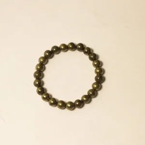 Vedikaura Natural Pyrite Bracelet – Raw Power & Protective Energy Bracelet