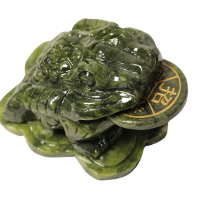 Vedikaura Jade Lucky Frog – Feng Shui Symbol for Wealth & Protection