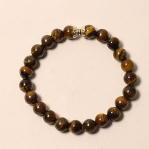 Vedikaura Tiger Eye Bracelet – Grounding & Confidence Crystal Bracelet