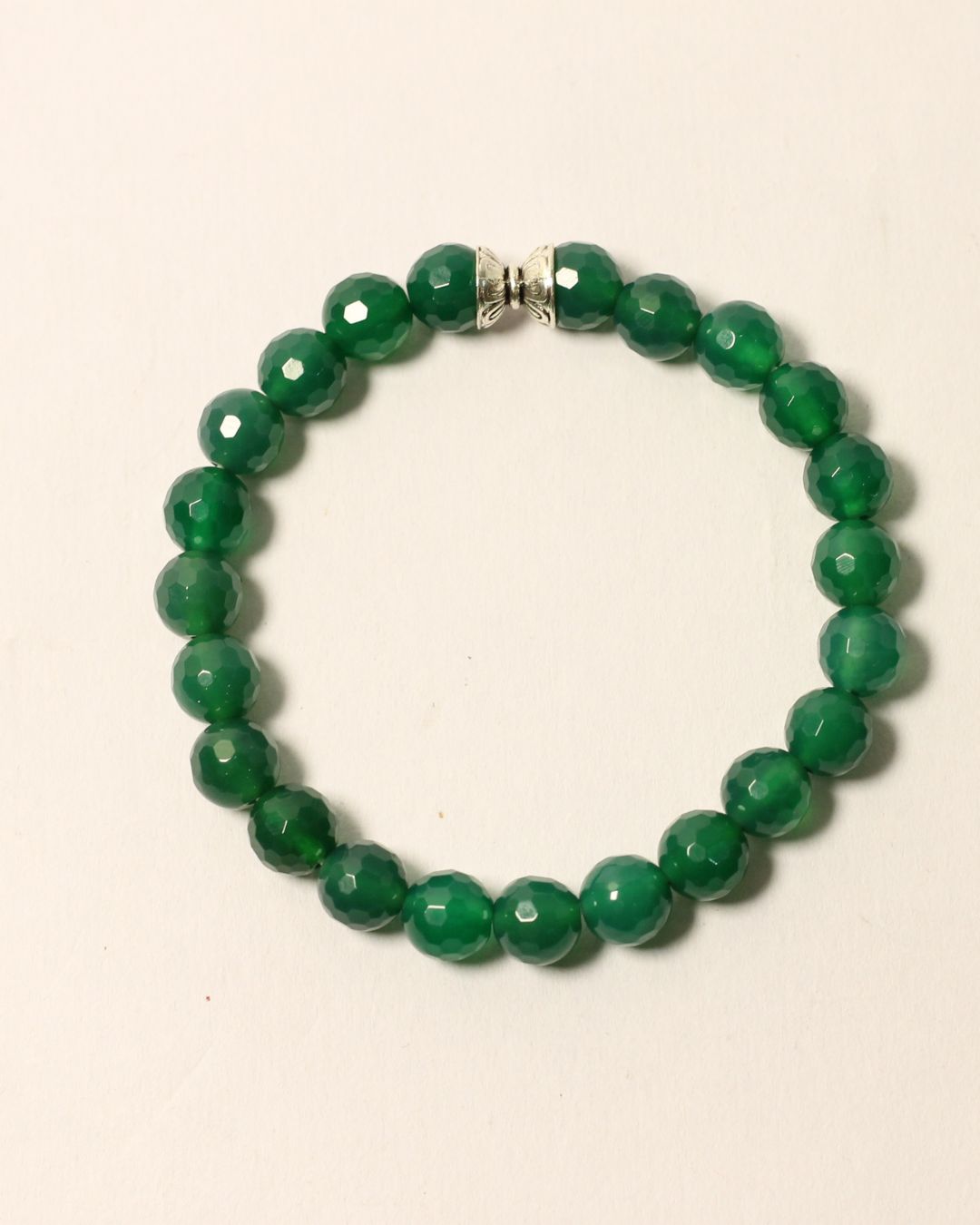 Vedikaura Green Onyx Bracelet – Strength & Emotional Balance Crystal Bracelet